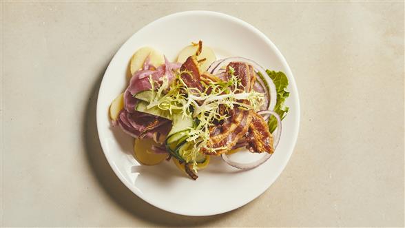 Smørrebrød m/kartofler